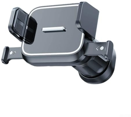 Zilimontt Soporte de teléfono para rejilla de ventilación para teléfonos inteligentes, montaje por gravedad con rotación de 360°, agarre de silicona antideslizante, construcción ABS, compatible con