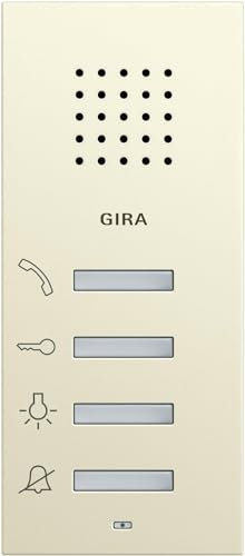 Gira 125001 Wohnungsstation AP System 55 cremeweiß glänzend