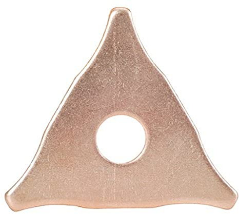 KS Tools 500.8594 Dreispitz-Lochscheiben verkupfert, 50er Pack