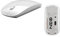 Sottile mini mouse ottico wireless con ricevitore USB 2.4G per i computer portatili / PC desktop XP / Vista / Windows 7 / Windows 10 / Macintosh. Doppio bordo lati - colore bianco a finitura lucida