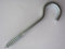 1 Stück Schraubhaken, Stahl silber, offen , 4 x 80mm,