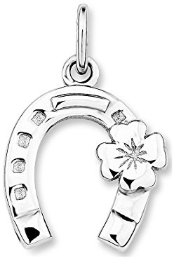 Amor Damen-Anhänger Hufeisen/Kleeblatt 925 Silber rhodiniert - 337984
