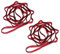 KIKIGOAL 2pcs Daisy Chains Nylon Starke Kletterriemen Verstellbare Klettergurte Climbing Seil Starke Daisy Chain Für Outdoor Sport Camping (Rot, 180cm)