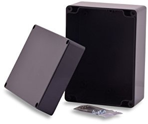 BOXEXPERT Kunststoff-Gehäuse Serie Elbe 160x120x90mm IP 65 grau RAL7015 Schaltschrank Verteilerkasten