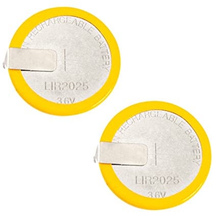 OTOTEC 1pc Rechargeable LI-ION Battery LIR2025 Compatible with B-M-W Key FOB 3 5 7 Series E46 E39