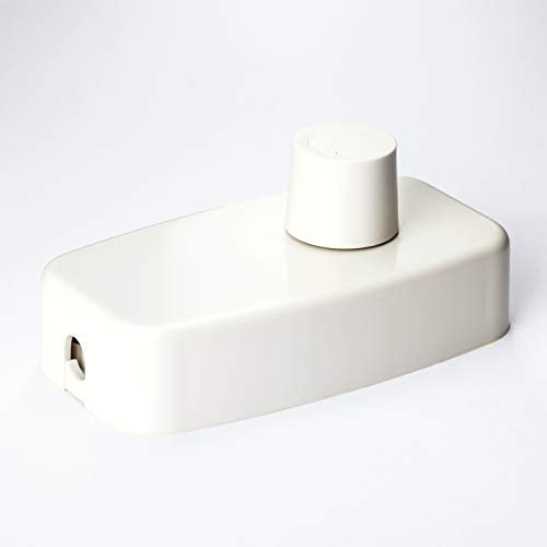 Schnur Zwischendimmer weiß max 120W Dimmer Regler Kabel Drehregler Knopf
