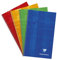 Clairefontaine 69502C - Packung mit 5 Kladden/Notizbücher mit Hardcover, 11x17 cm, 96 Blatt liniert 90g, farbig sortiert, 1 Pack