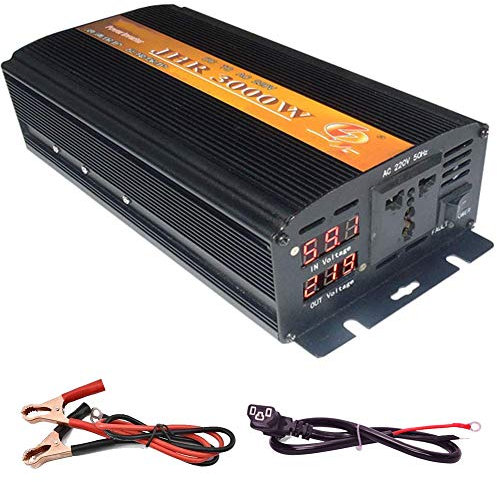 Convertidor Adaptador De 72V A 220V, Convertidor E Inversor De Coche con Puerto USB,3000w