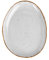 BUTLERS Teller oval 27 x 20cm Porzellan -FINCA- Essteller Geschirr in Boho Landhaus Stil | Speiseteller für Hauptgerichte | Platzteller Unterteller | Spülmaschinen- und mikrowellenfest