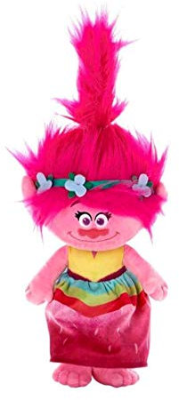 Trolls World Tour – Poppy 45 cm weiches Plüschtier – Regenbogenkleid