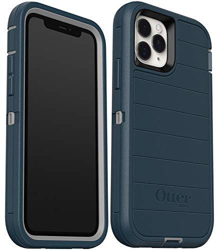 OtterBox Defender Series SCREENLESS Edition Case for iPhone 11 Pro - Gone Fishin (Wet Weather/Majolica Blue)