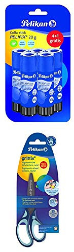 Pelikan Barra de pegamento + Tijeras escolares