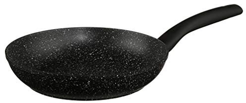 Universs-Decore Bratpfannen aus geschmiedetem Aluminium, Motiv Secret de Gourmet (Bratpfanne, geschmiedetes Aluminium, Schriftzug: Secret de Gourmet, Schmiede-Pfanne, Zeichen 24 cm)