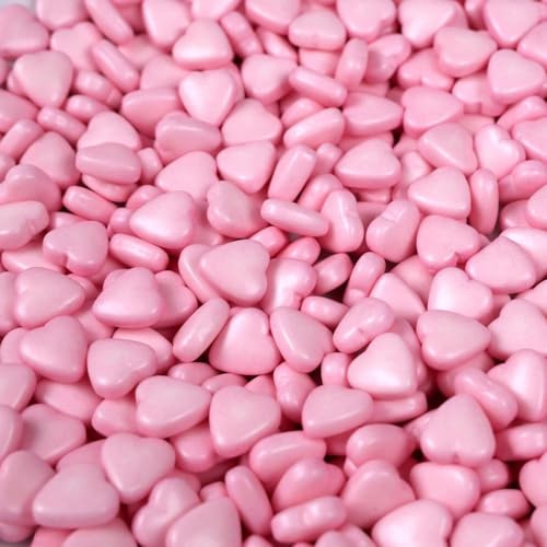 Streuselheld Rosa Herzen 40g Streusel zum Dekorieren und Verzieren von Gebäck aller Art wie Torten Kuchen Keksen Zuckerstreusel