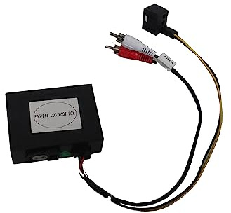 Taffio Kompatibel mit: BMW E65 66 CD Changer Most Fibre Optic to AUX Audio Input Adapter