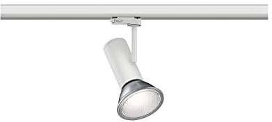 Paulmann 95407 Schienensystem ProRail3 Schienenspot Apol E27 max. 50W 230V Weiß Schienensysteme Deckenschiene Metall, Kunststoff