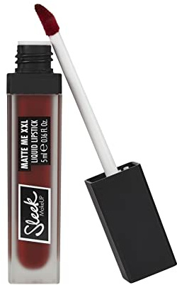 Sleek MakeUP Matte Me XXL Liquid Lipstick, High Impact Colour, Longlasting and Transfer Proof, Left on Red, 5ml