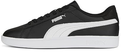 Puma Smash 3.0 L Unisex Sneaker , Puma Black Puma White, 45 EU
