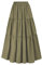 SCARLET DARKNESS Maxi Lange Röcke für Damen Sommer Flowy Renaissance Rock mit Taschen, Olivgrün, Groß
