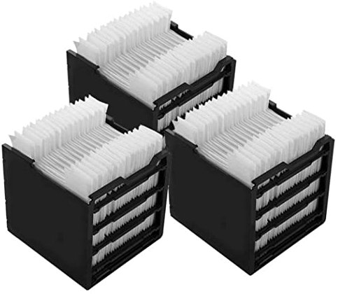Gcroet Filter Air Space Cooler,Air Cooler Humidifier, Air Cooler Filter Humidifier Filter Alternatives Mini Air Conditioners Replacement 60PCS