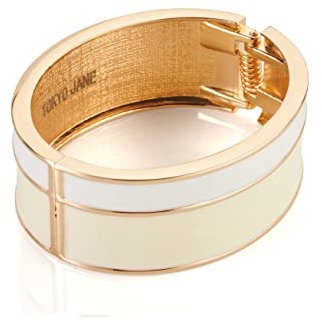 Tokyo Jane Armreif Lili Gardenia-Gold onesize Epoxy Paint Durchmesser 7cm Breite 2cm