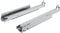 HETTICH 9257129 Länge 700 mm, Actro 5D Silent System Vollauszug (Schubkastenführung) integrierte Dämpfung, Tragkraft 70 kg, Stahl verzinkt, Silber