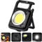 Flintronic LED Camping Lantern, Rechargeable 800 Lumens Small COB Keychain Mini Torch, Portable Mini Pocket Light, Multi-Functional Work Inspection Light for Cycling Repairing Outdoor