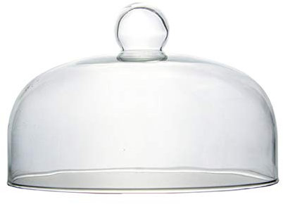 GANFANREN Tapa para el microondas,Cúpula para Pasteles, Cubierta de cúpula de Vidrio Duradera, Tapas Reutilizables para conservación de Alimentos, Tapas de cúpula para Frutas de Cocina casera, cúpula
