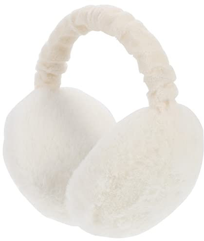 ABOOFAN Winter Ohrenschützer Weihnachten Plüsch Ohrenschutz Deko Ohrenwärmer Earmuffs Ohren Bedeckung für Damen Herren Kinder Outdoor Ski Wandern Radfahren Geburtstag Weihnachten Geschenk Weiß