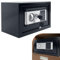 YUENFONG Tresor MöBeltresor Safe Elektronik Stahlsafe mit Doppelbartschloss Bodentresor Wandtresor inkl. 2 Schlüssel und Dehnschrauben,für Büro, Familie, Bibliothek, Schwarz(Typ S,31x20x20cm)