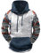 Griswolds Sweater Kapuzenpullover Herren Modern Cap Tasche Herren Unterjacke Kapuzenpullover Langarmshirt Blau Grauer Rollkragenpullover Herren Tunika Schwarz 46
