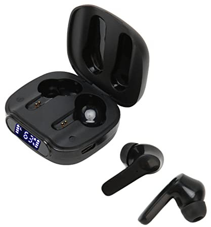 Sprachübersetzer Ohrhörer, 84 Sprachübersetzer, Kabelloses Bluetooth Übersetzergerät, Sofortiger Sprachübersetzer Kopfhörer mit APP (Schwarz)