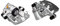 HELLA PAGID 8AN 355 797-661 Bremssattel - AN9766 - Bremssystem: ATE - Neuteil ohne Pfand - für u.a. FORD / MAZDA / VOLVO