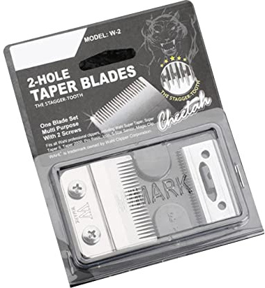 Elektrische Haarschneidemaschine-Klinge für Clipper, Professioneller Bart-Haarschneider für Männer, Edelstahl-Silber, Professionelle Bartschneider-Klinge für Friseure und