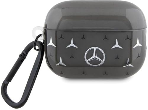 Mercedes MEAP28DPMGS Hülle für AirPods Pro 2 Cover Schwarz Large Star Pattern