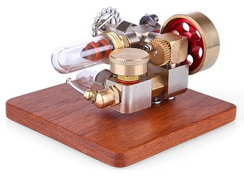 DUZU Stirlingmotor Bausatz, Sterling Engine Motor Bausatz, Heiße Luft Externe Verbrennung Stirlingmotor Engine Kit, Sterling Motor Pädagogisches Spielzeug für Technikbegeisterte