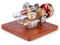 DUZU Stirlingmotor Bausatz, Sterling Engine Motor Bausatz, Heiße Luft Externe Verbrennung Stirlingmotor Engine Kit, Sterling Motor Pädagogisches Spielzeug für Technikbegeisterte