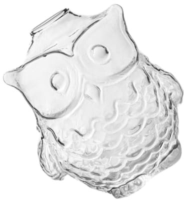 AOKWAWALIY jarrón de búho jarrones de Cristal de la Boda decoración de la Mesa de la Sala florero jarrón de Cristal en Forma de búho de Creativo Flor de Vaso de Flores