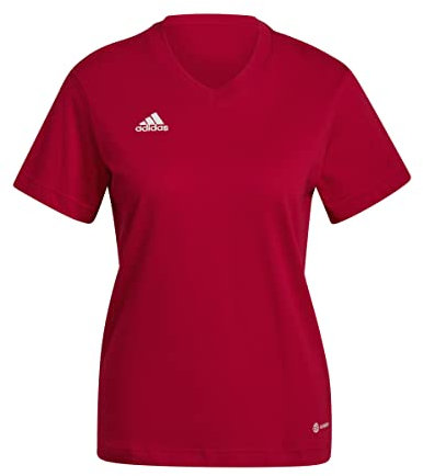 adidas Performance Entrada 22 T-Shirt Damen rot, M (38-40) Damen