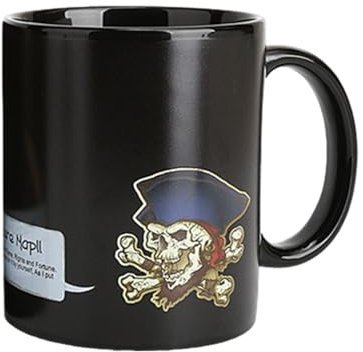 Tasse à changement de couleur thermique, tasse à changement de couleur, tasse de carte au trésor en céramique changeante | Tasse magique décorative créative, lavable au lave-vaisselle, gobelet