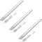 Oktaplex 3er Set Riva Unterbauleuchte Küche LED dimmbar warmweiß 57,5cm 230V Küchenbeleuchtung mit Sensor 690lm flach Unterbaulampe berührungslos 10W silber