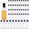 MALLOOM 50 Pièces 100ml Flacon Voyage Vide, Plastique Bouteille de Voyage Cosmetique Flacons, Flacons vaporisateurs vides en plastique transparent pour Lotion, Démaquillant, Shampoing, Gel Douche