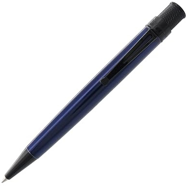 Retro 51 Tornado Stealth Lacquer Rollerball Pen - Blue Black
