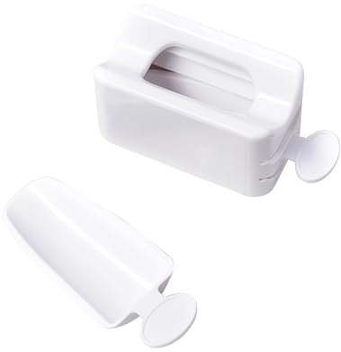 Miaija 2 in 1 Nail Dip Powder Tray with Funnel, Recycling Container, Sequins, Glitter, Recycling Tool (White)