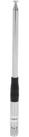 Portable Telescopic CB Radio Antennae, 27MHz TNC Male Omni Directional Gain 1.8 DBi, Replacement for President Randy 3
