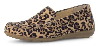 Gabor Damen Slipper, Frauen Slip On,Schlupfschuhe,schluepfschuhe,College Schuhe,Businessschuhe,Slip-ons,Mokassins,Halbschuhe,Natur,40 EU / 6.5 UK