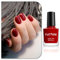 Cherry Red Nail Polish - Red Nail Varnish- Dark Red Nail Po-lish Quick Dry - Long Lasting Burgundy Nail Polish Gel - No UV Lamp Needed Gel for Women DIY Nail Art at Home (Crimson, 8ml)