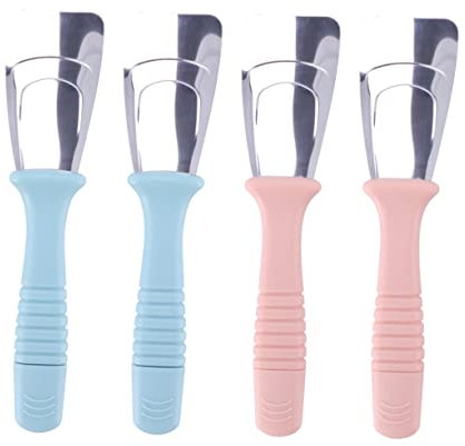 Mobestech 4piezas Herramienta Para Quitar Hielo Raspadores Inoxidable Fácil De Usar