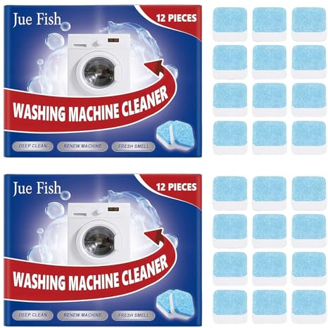 Waschmaschinenreiniger Extra Stark 24 Tabs,Waschmaschinen Reiniger,Washing Machine Cleaner,Waschmaschinen Entkalker Waschmaschine Reinigung,Maschinenreiniger Waschmaschine Reiniger gegen Geruch & Kalk