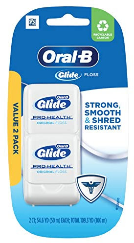 Oral-B Glide Pro-Health Original Zahnseide, Doppelpack, 100 m